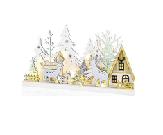 RXL 466 Žiemos miškas 33 cm 15LED WW RETLUX
