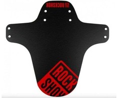 Rockshox Mtb priekinis purvasaugis Enduro, juodas su raudonu užrašu