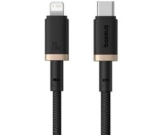 Baseus Dura USB-C - iP - USB-C to Lightning (7-pin) cable, 20 W, 2 m (juodas, auksinis)