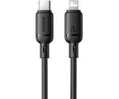 Kabelis USB Baseus USB-C - Lightning 1 m Juodas (P10377700113-00)