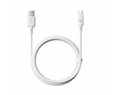 Baseus Silky USB/USB-C greito įkrovimo kabelis 1m 100W baltas