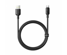 Baseus Silky USB/USB-C greito įkrovimo laidas 1m 100W Juodas