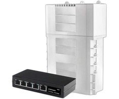 Šakotuvas Conexpro GNT-6FP51G6, lauko PoE komutatorius, 5x LAN, 4x PoE