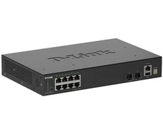 Šakotuvas „D-Link“ 8 prievadų gigabito sudedamas išmanusis valdomas komutatorius | „D-Link“