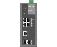 Šakotuvas TP-Link IES206GPP tinklo komutatorius su valdomu gigabito eternetu (10/100/1000) ir maitinimu per eternetą (PoE), Juodas