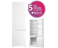 Šaldytuvas ECG ERB 21732 WE fridge-šaldiklis, 197/65 l