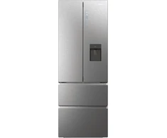 Šaldytuvas Šaldytuvo derinys Haier HFR7720DWMP, 477 litrai, „No Frost“, „Air Surround“, drėgmės zona, „My Zone“, vandens dozatorius, supervėsinimas, superšaldymas, butelių lentyna, D klasė, aukštis 201 cm, nerūdijantis plienas