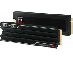 Samsung 9100 PRO With Heatsink | 1000 GB | SSD form factor M.2 2280 | Solid-state drive sąsaja PCIe 5.0 NVMe | Skaitymo greitis 14800 MB/s | Rašymo greitis 13400 MB/s