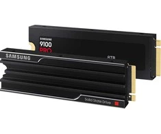 Samsung SSD | 9100 PRO With Heatsink | 8000 GB | SSD form factor M.2 2280 | Solid-state drive sąsaja PCIe 5.0 x4, NVMe 2.0 | Skaitymo greitis 14800 MB/s | Rašymo greitis 13400 MB/s