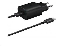Samsung fast charger EP-TA800, USB-C, 25W juodas - bulk
