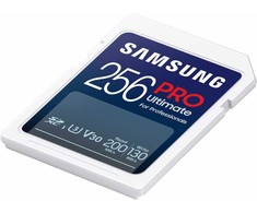 Atminties kortelė Samsung PRO Ultimate SDXC 256GB UHS-I U3 [Rašymas 130MB/s Skaitymas 200MB/s]