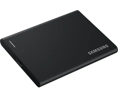 Kietasis diskas Samsung P7, 1 TB, USB Type-C, USB4 Gen 3x2, 4000 MB/s, apsauga slaptažodžiu, juoda