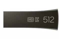 USB laikmena Samsung BAR Plus MUF-512BE4/APC, 512 GB, Juodos spalvos