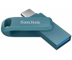 USB laikmena Sandisk Ultra Dual Drive Go 256 GB, mėlyna