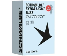Schwalbe 29" SV19 Extra Light 40/62-584/635 Tube, Presta Valve, 40 mm, Juodas
