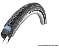 Schwalbe Marathon Plus 40-622 SmartGuard juodas+reflective stripe