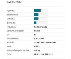 Schwalbe Rocket Ron Performance Addix kalnų dviračio padanga, 27,5 x 2,25, 650B