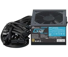 Seasonic G12 GC 80 PLUS Gold PSU – 750 Watt, juodos spalvos