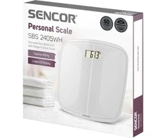 Sencor elektroninės kūno masės svarstyklės 150kg,SBS2405WH