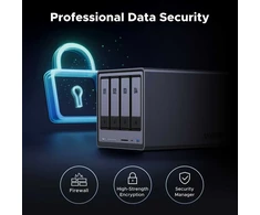 NAS serveris UGREEN NASync DXP4800, 4 skyrių