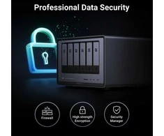 Serveris UGREEN NASync DXP6800 Pro 6 skyrių NAS 0/6 SATA + 0/2 M.2 SSD, 2x 10GbE, 8GB RAM