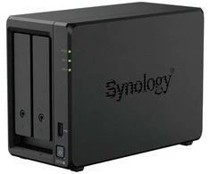 Serveris Synology DiskStation | DS725+ | AMD Ryzen | R1600 | 4 GB | DDR4 | Juodas