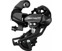 Galinis pavarų perjungėjas Shimano TOURNEY TX RD-TX800 7/8 greičių juodas