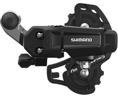 Pavarų perjungimo svirtis SHIMANO TOURNEY RD-TY200 SS tipo 6/7 greita klasikinė spyruoklinė juoda bal