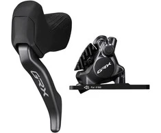 SHIMANO brake-set GRX BR-RX820+BL-RX825 front/left J-kit (BL) polymer + chl BH90/100cm for 160mm k