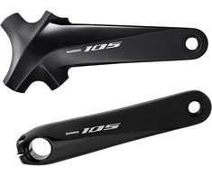 SHIMANO švaistikliai 105 FC-R7000 integr.crank 2x11 172,5 mm be overdrive juodi be BB kaušelių bal