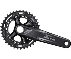 Priekinis žvaigždžių blokas Shimano DEORE FC-M4100-B2 / 2x10 pav. / 36-26T / 175 mm