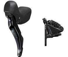 Stabdžių pavarų rankenėlė su hidrauliniais stabdžiais Shimano ST-RX400(L) BR-RX400(F) GRX