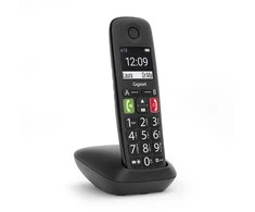 Telefonas Gigaset E290, Juodas