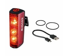 Galinė lempa Sigma Blaze RL LED blykstė + Stabdžių žibintas USB