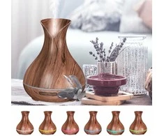 Drėkintuvas SIXTOL Aroma difuzorius Vulcan pilkas wood 350ml