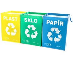 Sixtol Sort Easy 3 Basic, 30x30x40 cm, 3 x 36 l, 3 pcs