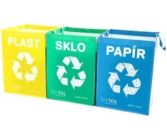 Sixtol Sort Easy 3 Basic, 30x30x40 cm, 3 x 36 l, 3 pcs