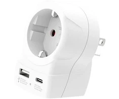 „Skross“ USB jungtis iš Europos į JAV AC20PD