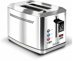 Skrudintuvas Evolveo Salente ToastMax toster su wyświetlaczem cyfrowym nierdzewna