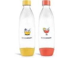 Gertuvė SodaStream FUSE bottle 2x 1 l, oranžinis/yellow