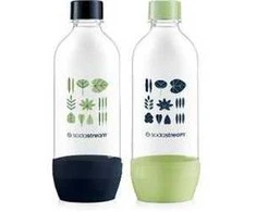 SodaStream JET bottle 2x 1 l , žalias/juodas