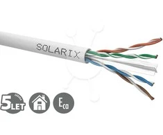 Montavimo kabelis Solarix UTP, Cat6, laidas, PVC, dėžutė 100m SXKD-6-UTP-PVC
