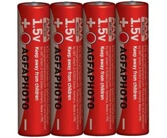 Solight AgfaPhoto AAA zinc battery, shrink 4pcs