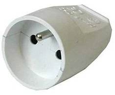 Solight direct socket, IP20, baltas