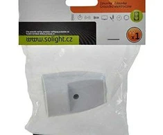 Solight direct socket, IP20, baltas