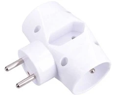 Solight hub, 2,5A + 2x 10A, baltas