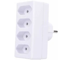 Solight hub, 4x 2,5A, baltas
