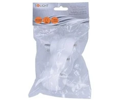 Solight stebulė su atrama, 3 x 10A, baltas