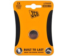 JCB mygtukų ličio baterija CR2032, lizdinėje plokštelėje 1 vnt.