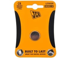 JCB mygtukų ličio baterija CR2032, lizdinėje plokštelėje 1 vnt.